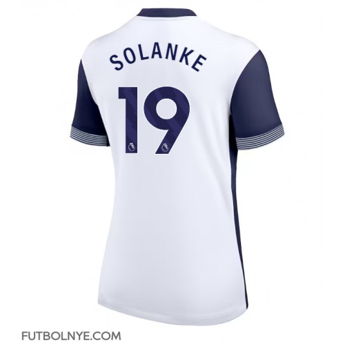 Camiseta Tottenham Hotspur Dominic Solanke #19 Primera Equipación para mujer 2024-25 manga corta